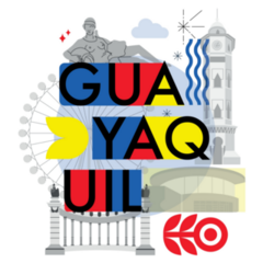 Guayaquil Colorful Culture Sticker