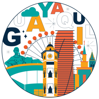 Guayaquil Ecuador Concept Sticker