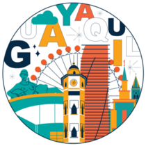 Guayaquil Ecuador Concept Sticker