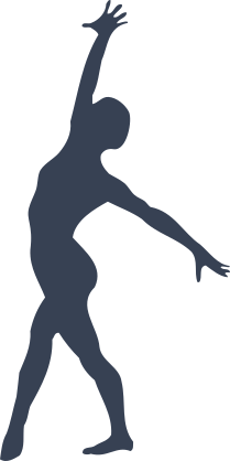 Gymnast Doing A Gymnastics Floor Routine Sticker