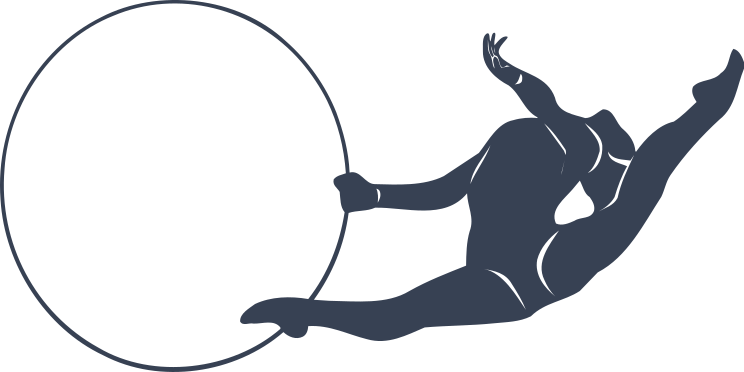 Gymnast With Ring Sticker