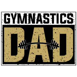 Gymnastics Dad Sticker
