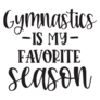 Gymnastics Favorite Season Sticker