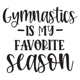 Gymnastics Favorite Season Sticker