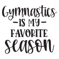 Gymnastics Favorite Season Sticker