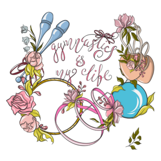 Gymnastics Is My Life Sticker