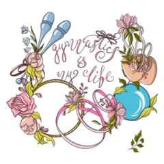 Gymnastics Is My Life Sticker