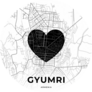 Gyumri, Armenia, Map Sticker