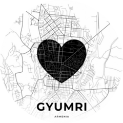 Gyumri, Armenia, Map Sticker