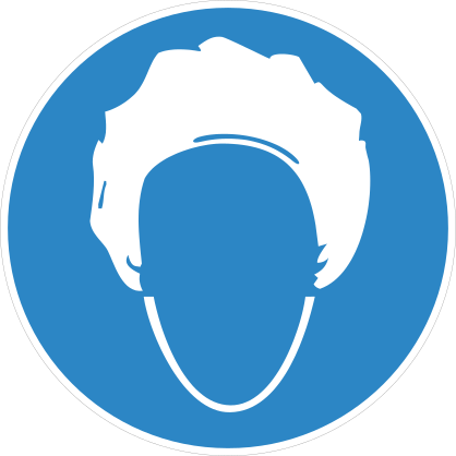 Hairnet Sign Sticker