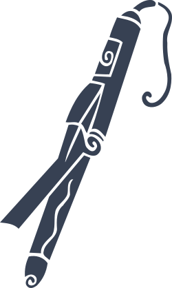 Hairstylist Curling Iron Sticker