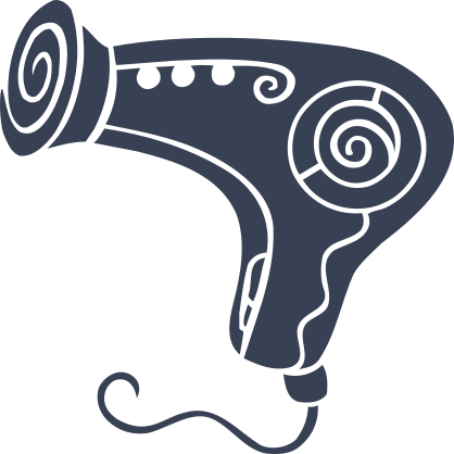 Hairstylist Hair Dryer Sticker