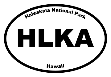 Haleakala National Park Oval Sticker