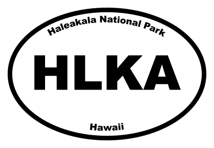 Haleakala National Park Oval Sticker