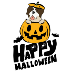 Halloween Bernard Sticker