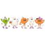 Halloween Boots Sticker Sheet