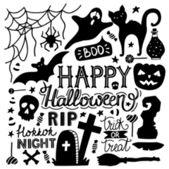Halloween Doodles Sticker