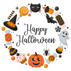 Halloween Holiday Illustrations Sticker