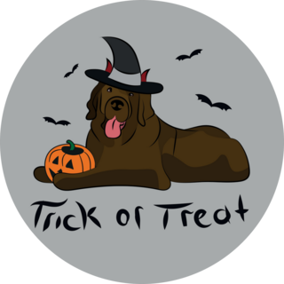 Halloween Newfoundland Sticker