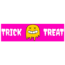 Halloween Psychedelic Trick Or Treat Sticker