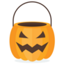 Halloween Pumpkin Basket Sticker