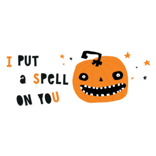 Halloween Pumpkin I Put A Spell On You Sticker