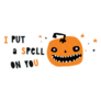 Halloween Pumpkin I Put A Spell On You Sticker