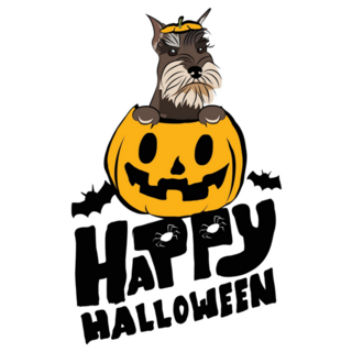 Halloween Schnauz Sticker