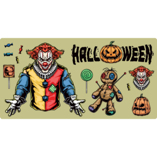 Halloween Traditional Sticker Sheet