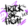 Halloween Trick Or Treat Graffiti Sticker
