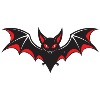 Halloween Vampire Bat Sticker