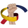 Hand Clutching Chad Flag Sticker