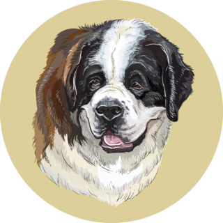 Hand Drawn Bernard Sticker