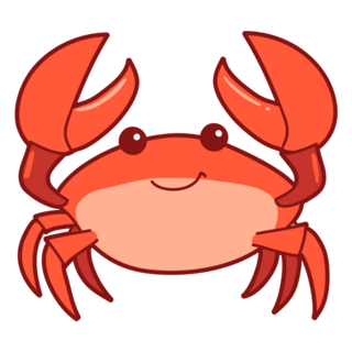 Hand Drawn Cartoon Illustration Of A Cute Smiling Sticker