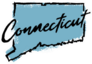 Hand Drawn Connecticut State Sticker