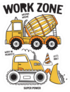 Hand Drawn Construction Machines Concept Sticker