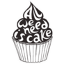 Hand-drawn Cupcake  All We Need Is Cake Sticker