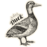 Hand-drawn Duck Bird, Mallard, Farm Animal Sketch Sticker