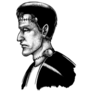 Hand Drawn Frankenstein Illustration Sticker