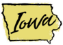 Hand Drawn Iowa State Sticker