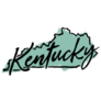 Hand Drawn Kentucky State Sticker