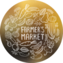 Hand Drawn Lettering Farmers Market Doodle Sticker
