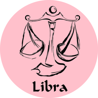 Hand Drawn Libra Sketch Sticker