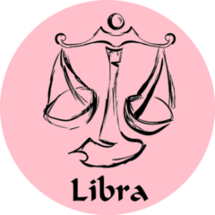 Hand Drawn Libra Sketch Sticker