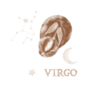 Hand Drawn Magic Bunny Virgo Sticker