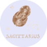 Hand Drawn Magic Rabbit Sagittarius Sticker 