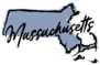 Hand Drawn Massachusetts State Sticker