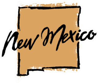 Hand Drawn New Mexico State Sticker