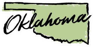Hand Drawn Oklahoma State Sticker