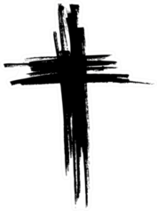 Hand Drawn Scribble Cross Sticker